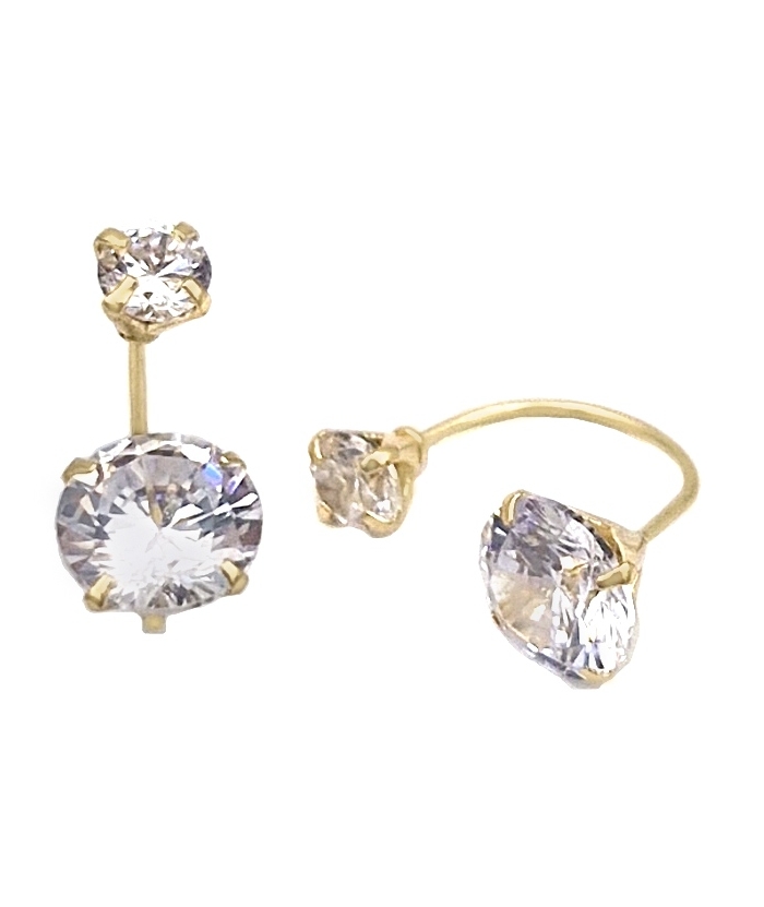 Earrings gold K14 ER2918