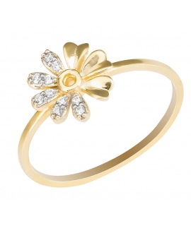 Ring gold K14 FILVA 025076
