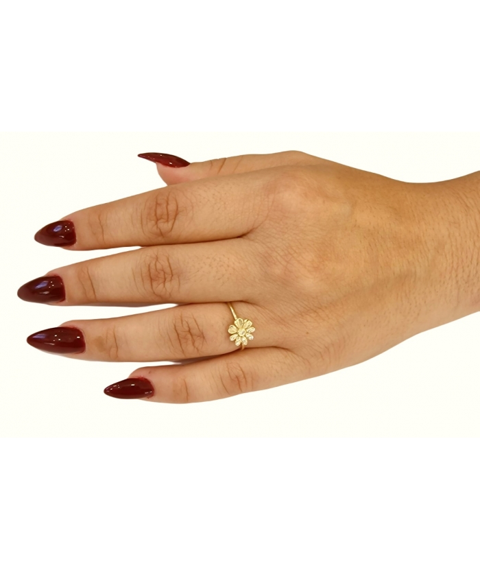 Ring gold K14 FILVA 025076