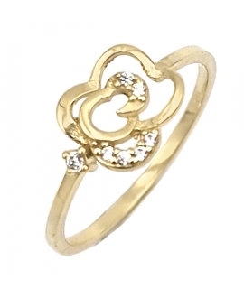 Ring gold K14 Butterfly FILVA 025098