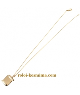 Κολιέ Χρυσό K14 Πάπυρος P229 2