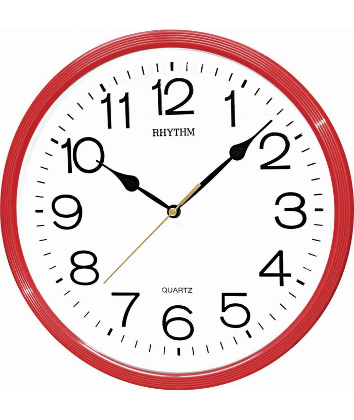 Wall Clock RHYTHM CMG734NR01 Red