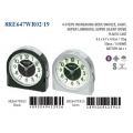 Alarm clock RHYTHM  Super Silent plastic 8RE647WR19