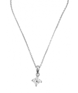 Cross Silver "Line zircons"