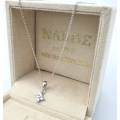 Cross Silver "Line zircons"