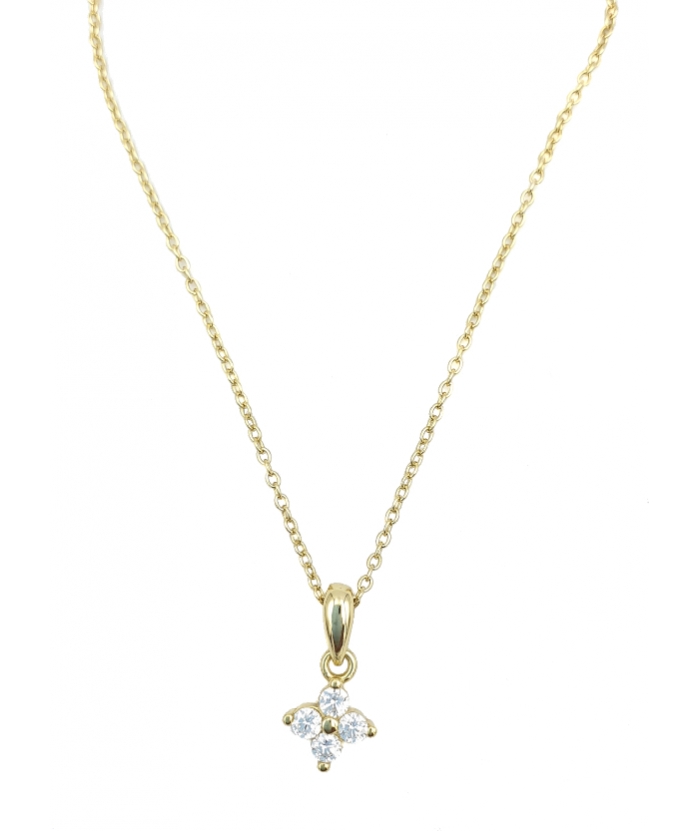 Cross Silver "Line zircons"