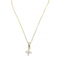 Cross Silver "Line zircons"