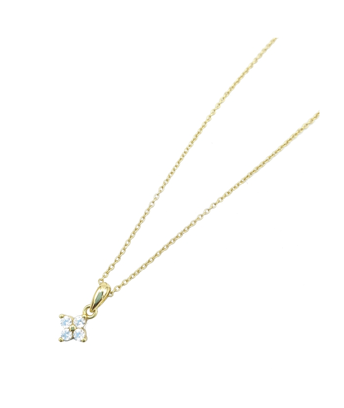 Cross Silver "Line zircons"