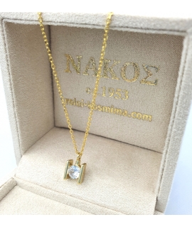 Necklace Silver Zircon 2