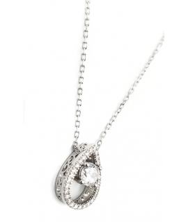 Necklace Silver Zircon