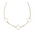 Necklace Silver Heart shiny