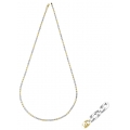 Gold Chain K14 Figaro twin color 50cm