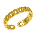 Ring Silver 925 sevalie goldplated