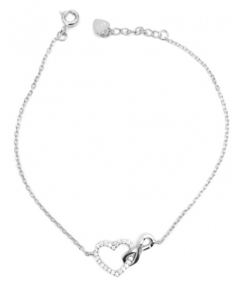 Bracelet Silver 925°  "Infinity"