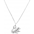 Necklace Silver "Swan" goldplated