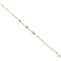 Bracelet Gold ''Hearts''