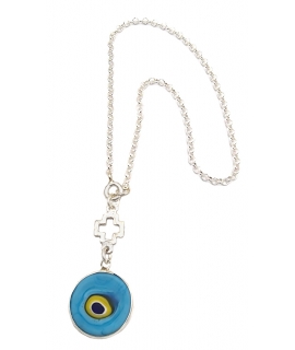 Car Amulet Silver 925° "Turquoise Eye"