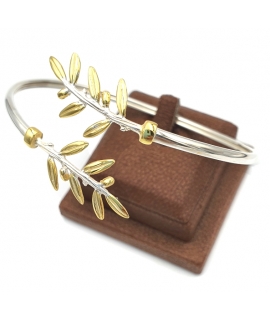 Bracelet Silver "Leafs" 2