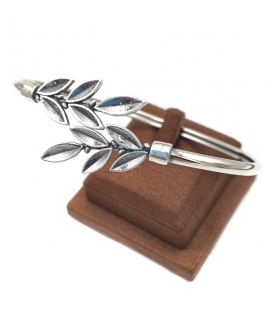 Bracelet Silver "Leafs" 2