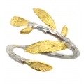 Ring Silver 925° "Leafs"