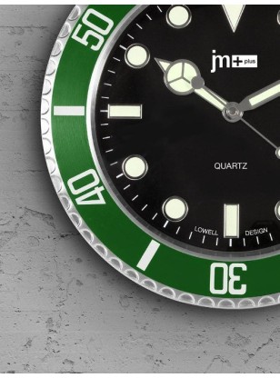 Wall Clock JM 14936V Silent inox 2