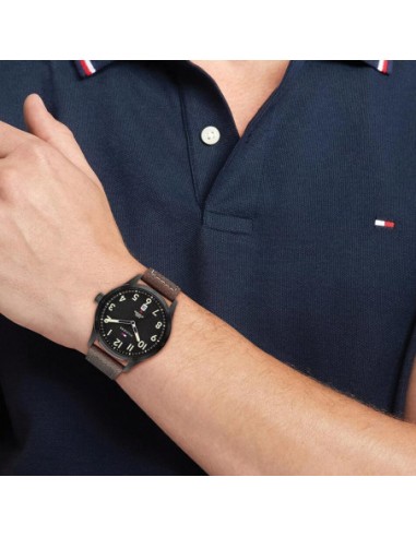 TOMMY HILFIGER 1710560 Forrest Leather Strap