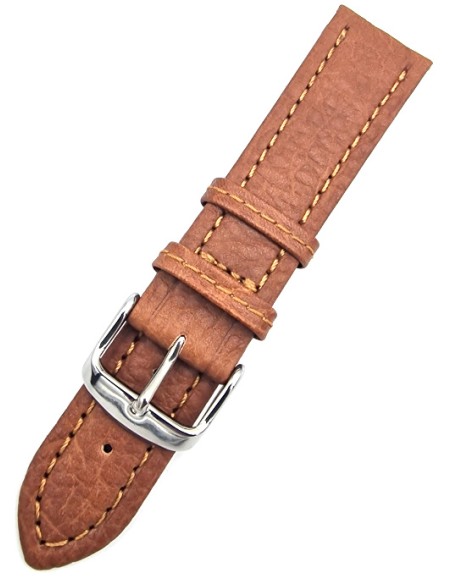 Leather Strap 20mm Light brown FLUCO333