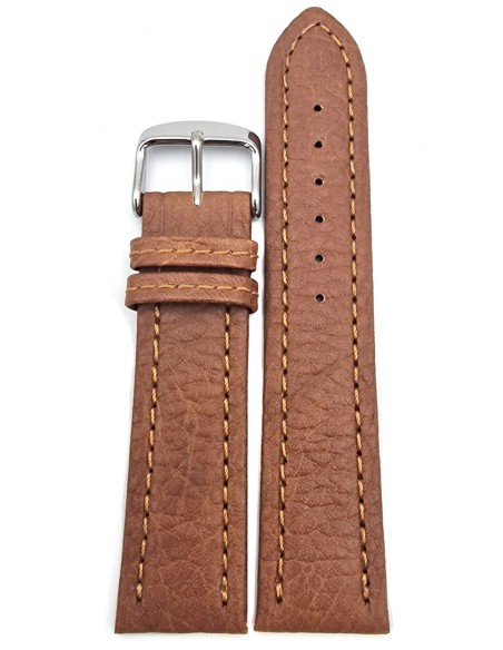 Leather Strap 20mm Light brown FLUCO333