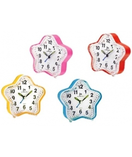 Alarm Clock JM Red Silent JA7049 Fiore cyan 2