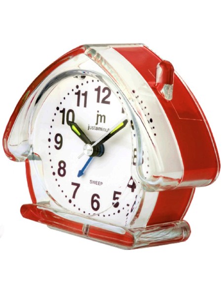 Alarm Clock JM Red Silent JA7049 Casetta