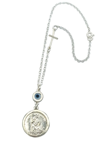 Car Amulet Silver 925° Saint Christopher