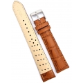 Leather Strap TZEVELION ART409 tabac 18mm