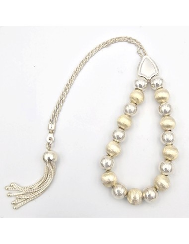 Rosary Silver 925 with balls 8mm