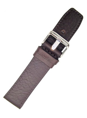 Δερμάτινο λουράκι καφε 22mm 2