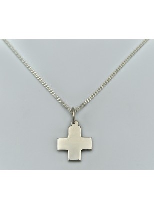 Cross Silver 925 Unisex macif with chain