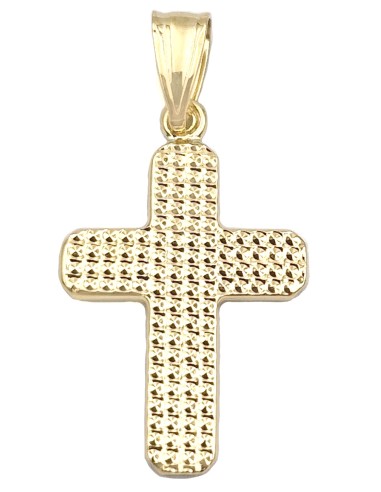 Cross Gold K14 with round edges