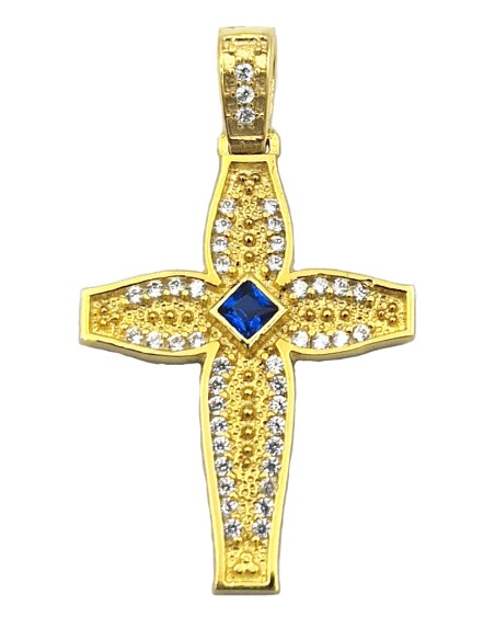 Cross Gold K14 Byzantine