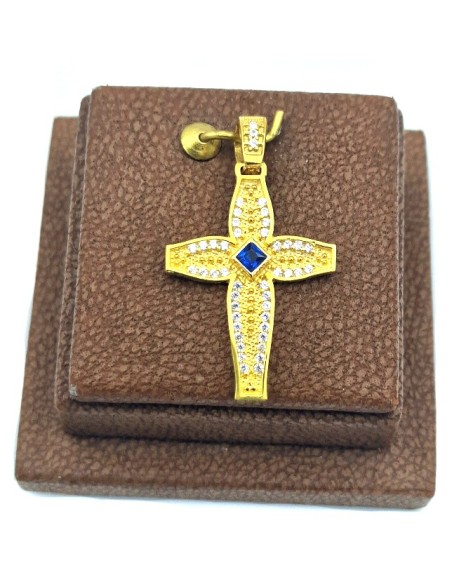 Cross Gold K14 Byzantine