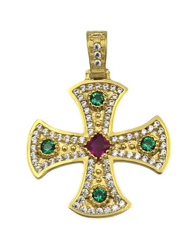 Cross Gold K14 Byzantine type pattee