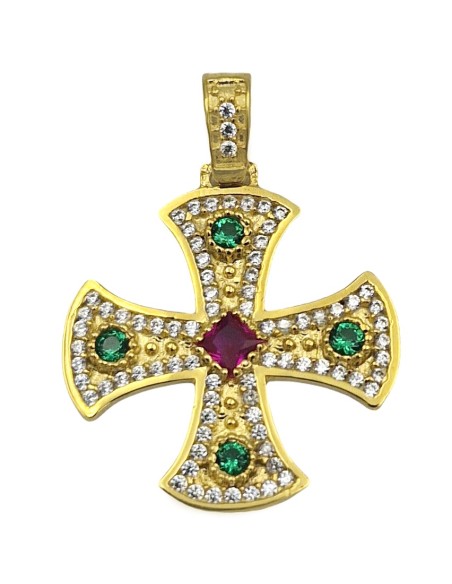 Cross Gold K14 Byzantine type pattee