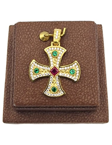 Cross Gold K14 Byzantine type pattee