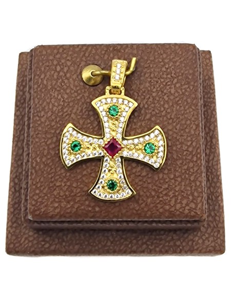 Cross Gold K14 Byzantine type pattee