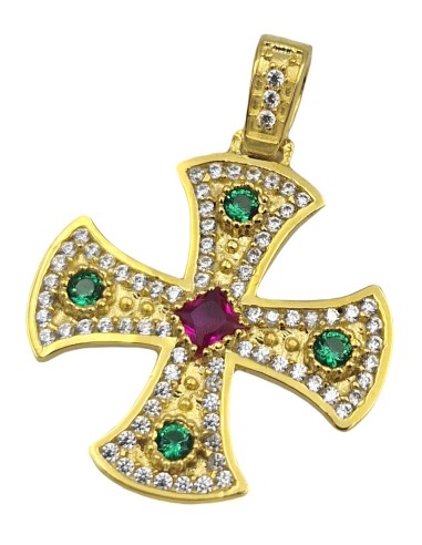 Cross Gold K14 Byzantine type pattee