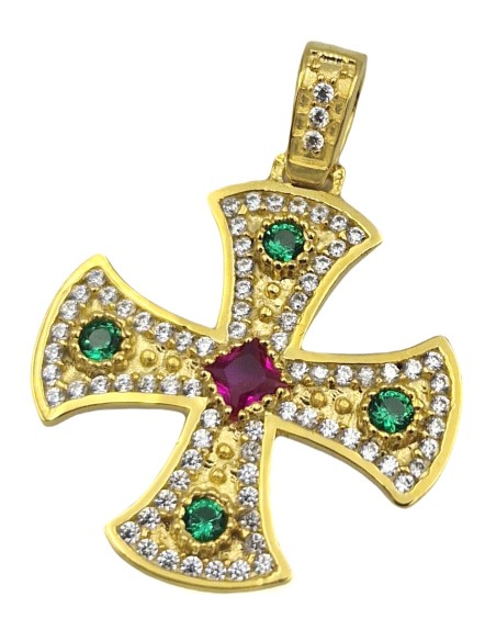 Cross Gold K14 Byzantine type pattee