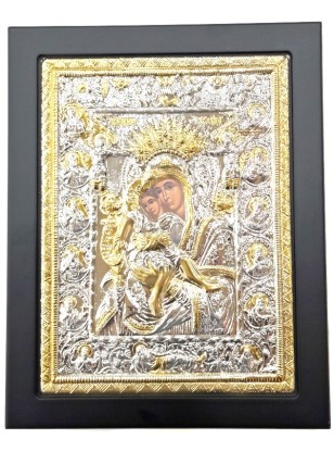 Silver icon 925 Mary 30x40cm