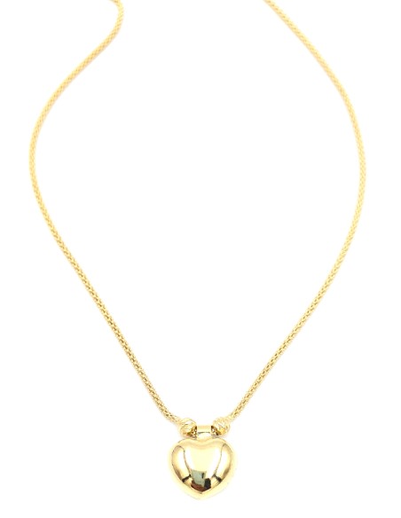 Necklace Silver 925 Heart shiny