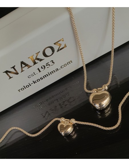 Necklace Silver 925 Heart shiny