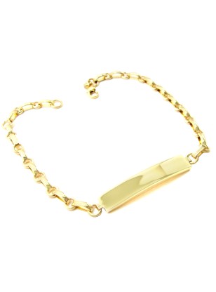 Child name Bracelet gold K14