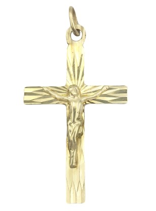 Antique Gold cross Κ14