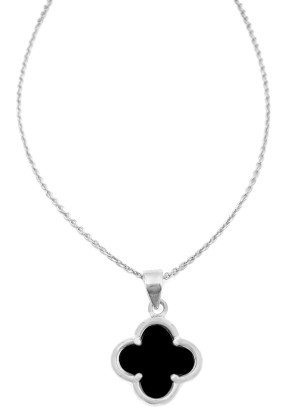 Necklace Silver 925 Cross type Van Cleef